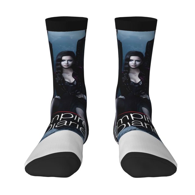 Calcetines unisex con estampado 3D divertido de The Vampire Diaries, calcetines de vestir con estampado divertido para niños, adolescentes y adultos, regalos para adultos