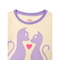 thumbnail image 4 of HWJAD Girls 2 Piece Outfits Set Kids 100% Viscose Short Sleeve T-Shirts and Shorts Sets Cartoons Summer Clothing, 4 of 10