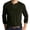 Army Green, variant on Men's T-Shirts Graphic Tees Vintage Long Sleeve Button Down Round Neck Men's Shirts Graphic Tees Gray,L