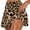 Brown, variant on TMOYZQ Women's Leopard Print Tennis Skirts Build in Shorts High Waisted Pleated Flowy Athletic Golf Skorts Skirt for Sports Workout Running Gym Training