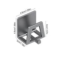 thumbnail image 4 of Fufafayo 3Pcs Kitchen Sink Organizer, Waterproof Wall Mounted Storage Rack for Sponge Drains Pot Cover Cutting Board, Metal Sink Shelf Drains Hook for Bathroom Laundry Room, 4 of 9