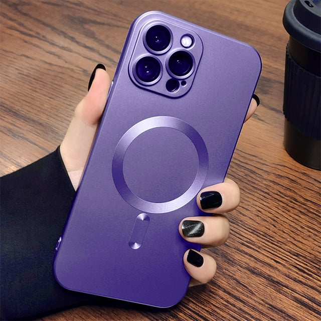 Funda magnética Original Magsafe para iPhone 16, 13, 12, 11, 14, 15 Pro Max, cubierta mate a prueba de golpes, accesorios para teléfono con carga inalámbrica