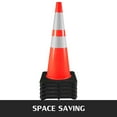 thumbnail image 7 of 6-Pack 36" Industrial Traffic Cones - Weatherproof PVC Hazard Cones with Weighted Base for High Visibility & Stability, 7 of 7