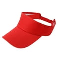 thumbnail image 4 of SPRING PARK Visor Sun Hat Golf Tennis Beach Men Women Cap Adjustable Sports Plain Colors, 4 of 6