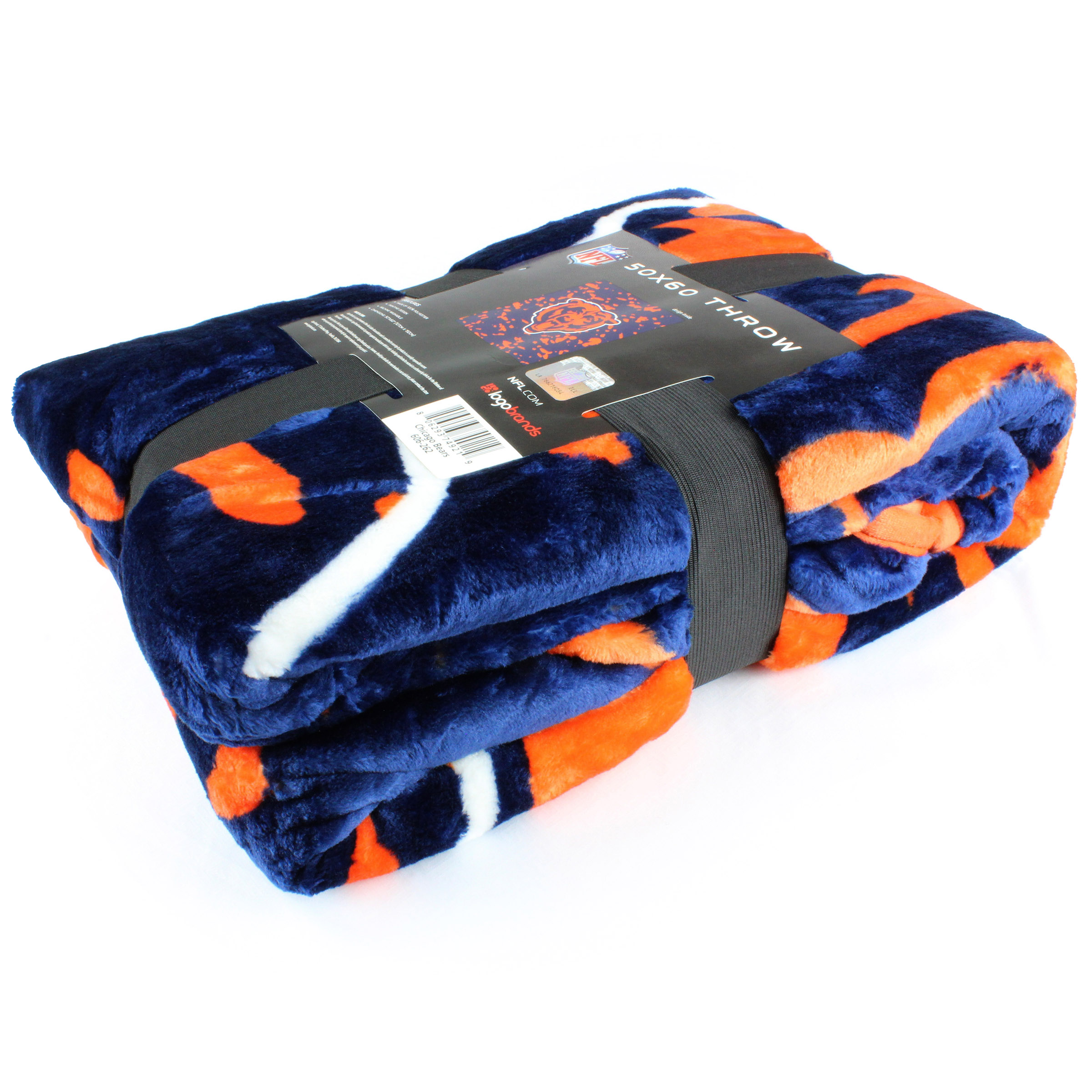 Chicago Bears 50 x 60 Teen Adult Unisex Comfy Throw Blanket - image 2 of 5