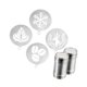 thumbnail image 4 of Plantillas de arte para café latte, kit para decorar pasteles, plantillas de pintura, accesorios de bar 2 frascos, 4 of 9
