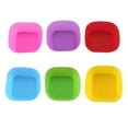 thumbnail image 1 of Silicone Cu Pcsake Liners Reusable Cu Pcsake Muffin Baking Cups High Temp Resistant Food Grade Cake Mold Gift for Baking Enthusiasts, 1 of 8