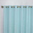 thumbnail image 2 of Bkue Nile Mills Modern, Classic Solid Semi Blackout Curtains, Set of 2, 70" x 84", Green Lily, 2 of 11