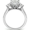 thumbnail image 2 of 14K White Gold Lab Grown Diamond Si1/Si2, G H I, Semi-Mount Eng Ring (Size 7) Made In India rm7842e-200-wlg, 2 of 5