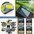 Solar Outdoor Lights Motion Sensor Solar Powered Lights 3 Modes Wall