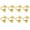 Gold 2, variant on 8 Pack Silver Starfish Seashell Napkin Rings, Adjustable Open Metal Napkin Buckles, Coastal Beach Table Decor for Summer Parties, Hotel & Banquet