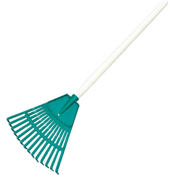 Leaf Rake, Lightweight Leaf Rakes, 14-Tooth Plastic Fan-Shaped Rake for Raking Grass, Yard Tools for Picking Up Leaves, Grass Clippings