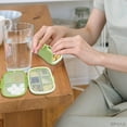 thumbnail image 5 of 2pcs Travel Pill Organizer Box Moisture Proof Small Pill Case Portable Pill Box Vitamin Moisture Proof Container, 5 of 5