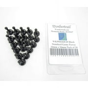 Black Standard Game Pawns 24mm x 16mm (15/16in x 5/8in) Pack of 20 Wondertrail