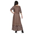 thumbnail image 5 of Moomaya Plus Size Printed Loose Palazzo And Kurta Set Ethnic Dress For Women, 5 of 6