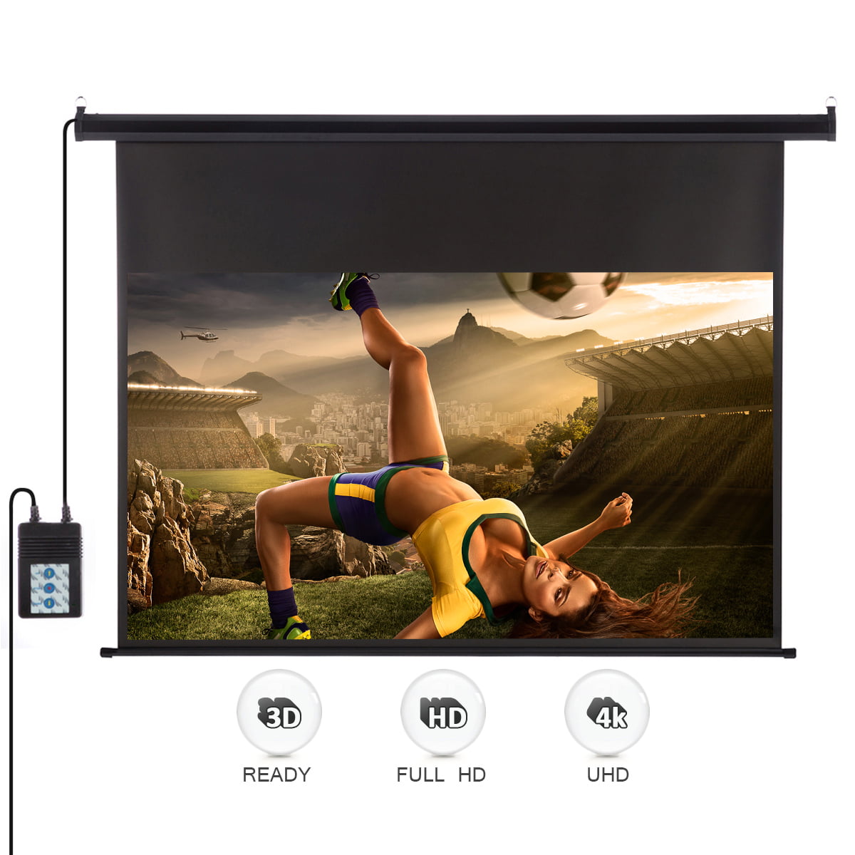 projection screen and projector