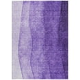 thumbnail image 5 of 5' X 8' Purple Lilac And Lavender Ombre Washable Indoor Outdoor Area Rug, 5 of 5