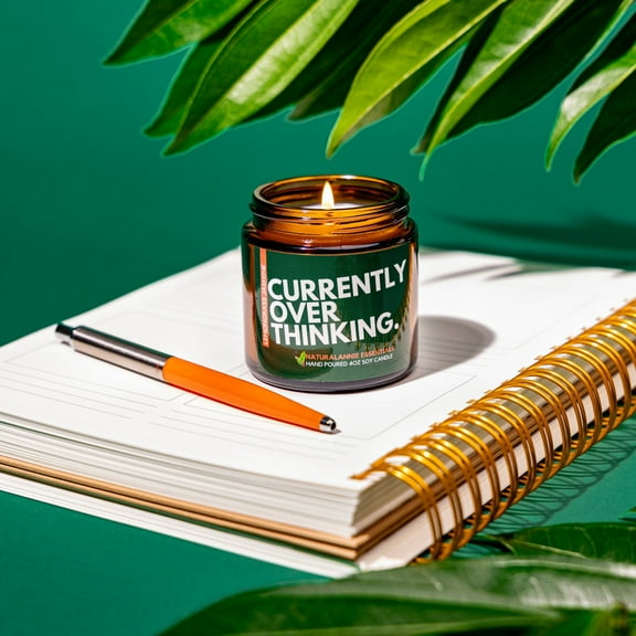 CURRENTLY OVERTHINKING: Lemongrass & Jasmine Scented Soy Candle