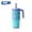 Teal Butterflies, variant on Reduce Chiller Kids 18oz Handled Tumbler with Spill-Proof Straw & Handle. Insulated Stainless Steel, Speed Race