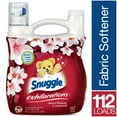 Snuggle Exhilarations Liquid Fabric Softener, Cherry Blossom & Rosewood, 96 Ounce, 112 Loads