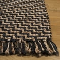 thumbnail image 3 of SAFAVIEH Natural Fiber Tamaya Geometric Area Rug, Black/Natural, 5' x 8', 3 of 7