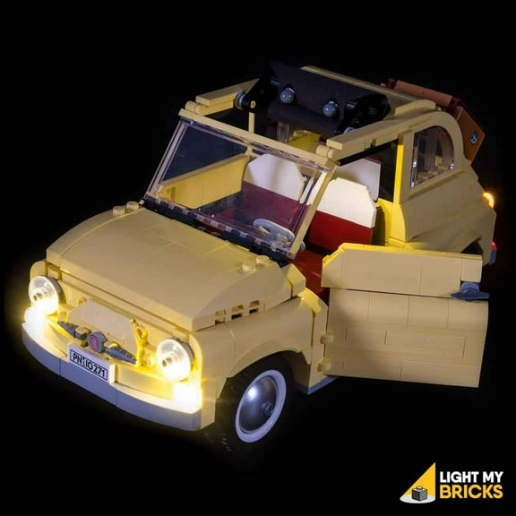 Lighting Kit For Fiat 500 10271 (Building Set Not Included) by Light My Bricks