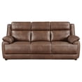 thumbnail image 3 of Ellington Upholstered Padded Arm Sofa Dark Brown, 3 of 11
