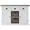 White & Black, variant on Beaumont Lane 2 Basket Buffet in Pure White and Black
