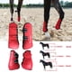 thumbnail image 3 of Juego de botas de de tendón de caballo, entrenamiento, salto, absorción de golpes, , competición ecuestre, equipo de protectores de concha Rojo L Soledad Botas de tendón de caballo, 3 of 10