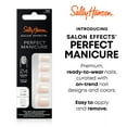 thumbnail image 4 of Sally Hansen Perfect Manicure Press On Nails, Square Shape, French a La Mode, 24 False Nails, 4 of 14