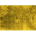 thumbnail image 1 of Ahgly Company Machine Washable Indoor Rectangle Oriental Yellow Industrial Area Rugs, 2' x 5', 1 of 4