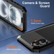 thumbnail image 4 of Funda Mangix para iPhone 17, metal, vidrio templado y aluminio, color negro, 4 of 7