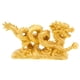 thumbnail image 5 of 1 Pieza Chino Fenghsui Dragón Dragón Escultura Estatuilla Decoración para hogar Cobre / Oro, 5 of 9