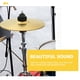 thumbnail image 5 of ColoMX 2pcs Jazz Drum Reemplazo de placas de plantillo Drum Cymbals Clear Drum Drum Cymbals Suministros, 5 of 8