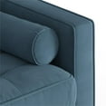thumbnail image 4 of Pemberly Row Contemporary Performance Velvet Arm Chair in Ocean, 4 of 5