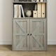 thumbnail image 3 of ChaoLink Librero con puertas, estantería industrial para exhibición y almacenamiento, estantes de estilo granja con 6 niveles para dormitorio, sala y oficina, 3 of 8