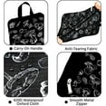 thumbnail image 2 of 6 Pcs Compression Packing Cubes Waterproof Suitcase Travel Bag Luggage Backpack Organizer Travel Cubes for Packing-Black Mushroom, 2 of 6