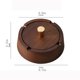 thumbnail image 2 of Cenicero de madera redondeado con tapa y revestimiento de acero inoxidable extraíble for interior y exterior., 2 of 6