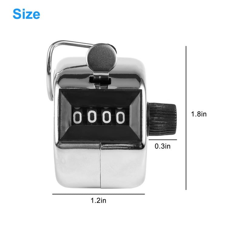 TSV Golf Hand Held Tally 4-Digit Number Clicker Sport Counter Counting Recorder