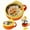 Yellow, variant on GUENG 2 Pack Spill Proof Scoop Bowls with Suction Base, Stainless Steel Liner for Elderly(Green)