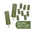 thumbnail image 4 of Command Wall Hooks Variety Pack, Limited Edition Sage Color, Holds up to 3 lbs, 10 Hooks, 12 Strips, 4 of 11