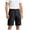 Black, variant on Zshosam Workout Shorts Men Big and Tall Mens Shorts Casual Sports with Elastic Waist Zipper Pockets (Grey,M)