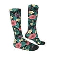 thumbnail image 3 of Balery Green Tropical Leaves Fun Novelty Socks Men'S Women'S Crew Socks Funny Crazy Novelty Socks Quirky And Cool Socks, 3 of 9