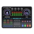 thumbnail image 1 of Tarjeta de Sonido para DJ20 Live, Micrófono de Condensador de 48 V con Reducción de Ruido de Reverberación para Micrófono de Diseño Cardioide A, 1 of 7