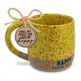 thumbnail image 3 of Mug Speckled Stone Happy Gold 18Oz, 3 of 3