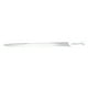 thumbnail image 2 of Cuchillo Cecinero Troquelado Profesional 19 Pulgadas Mango Blanco Vencort, 2 of 3