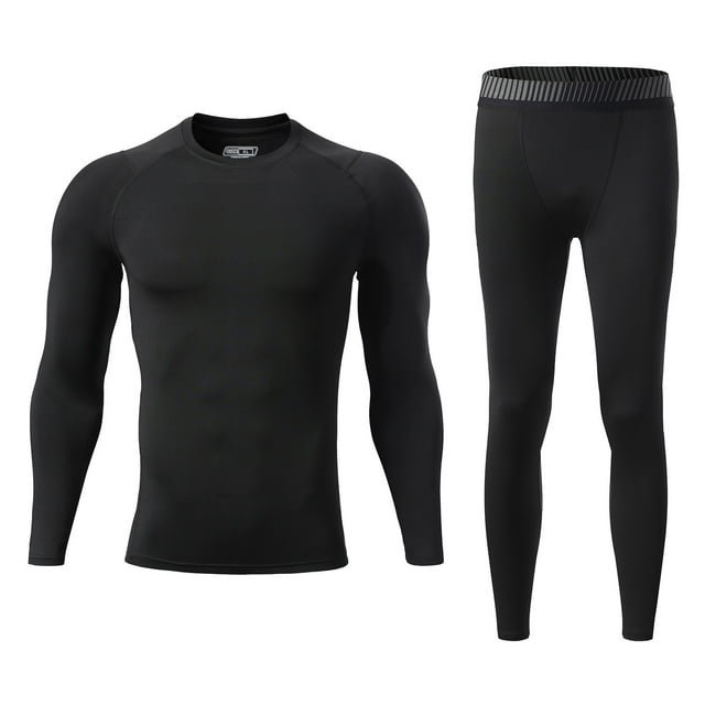 Mens Thermal Underwear Mens Plush Thickening And Quick Heating Clothing Pant Set