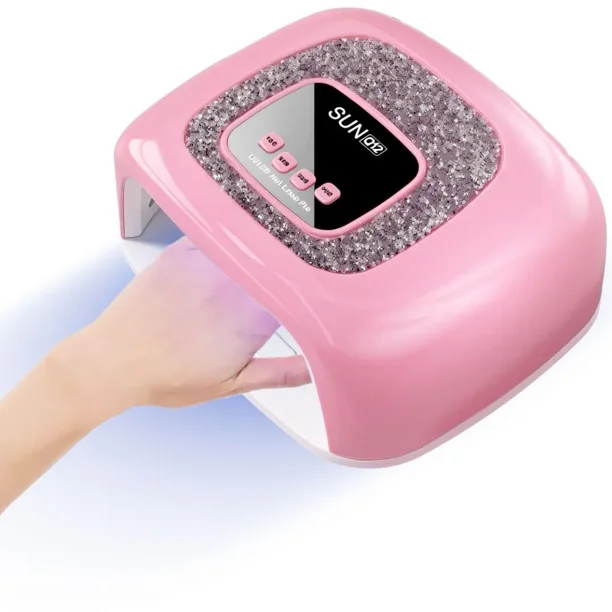 Lámpara Uv/Led Para Uñas 48W: Curado Rápido, 3 Modos De Tiempo, Protección Anti-Uv, Ideal Para Uso En Casa Y Salones