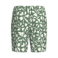 thumbnail image 7 of Daiia Flowers With Leaves Mens Woven Stretch Pajama Short,Short Pajama Pants-Small, 7 of 7