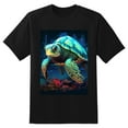 thumbnail image 2 of Plus Size Shirt for Women Black Tops for Women Short Sleeves Shirt for Women Turtle T Shirt Crewneck Shirt for Women XL, 2 of 5